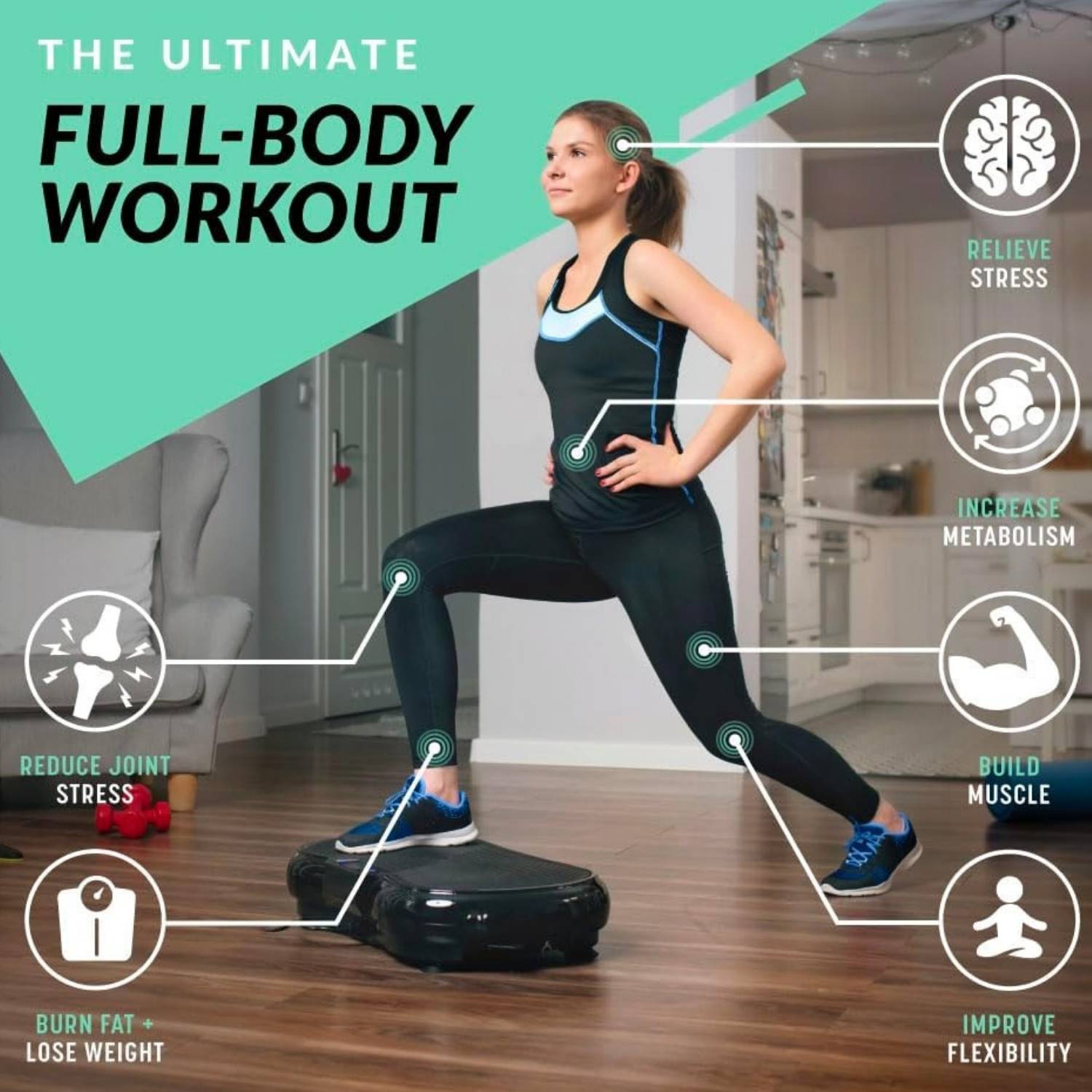 Vibration Plate Exercise Machine: image 3